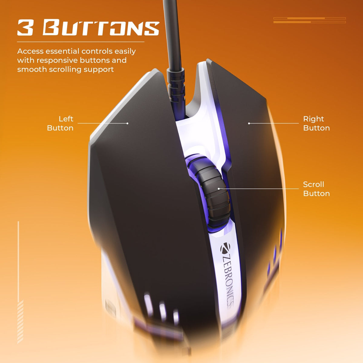 ZEBRONICS Scorpio Plus Gaming Mouse - image 4
