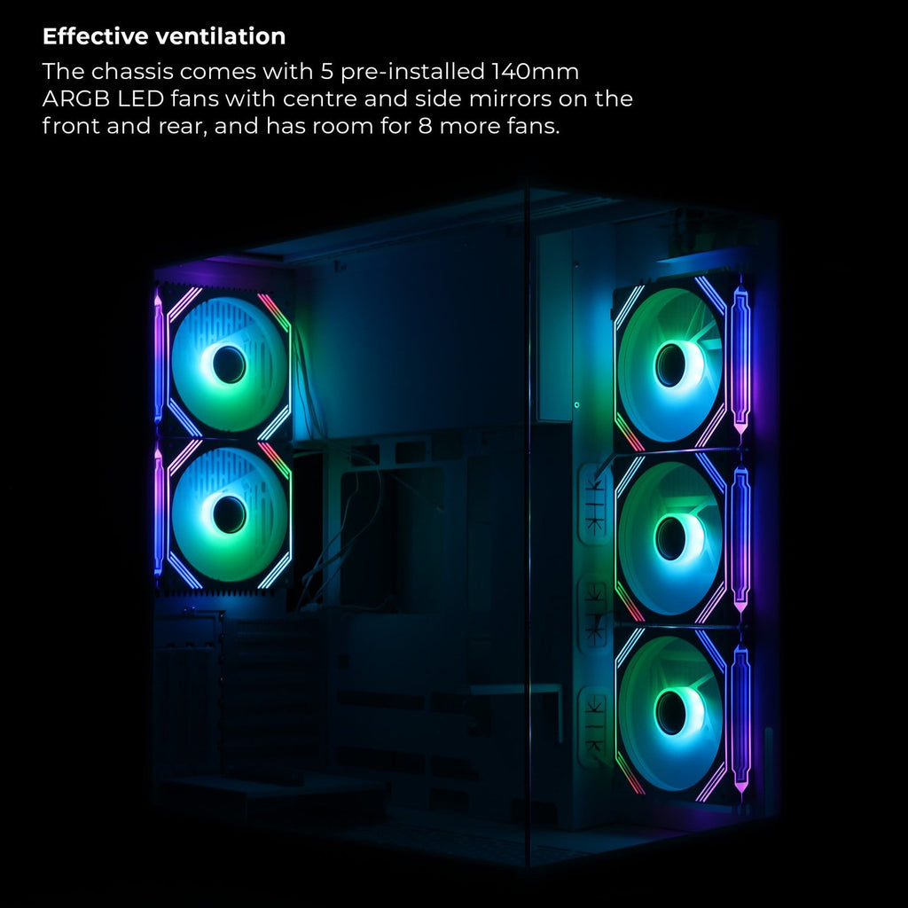 ZEBRONICS Shadowcore Gaming Cabinet (Black) - image 7