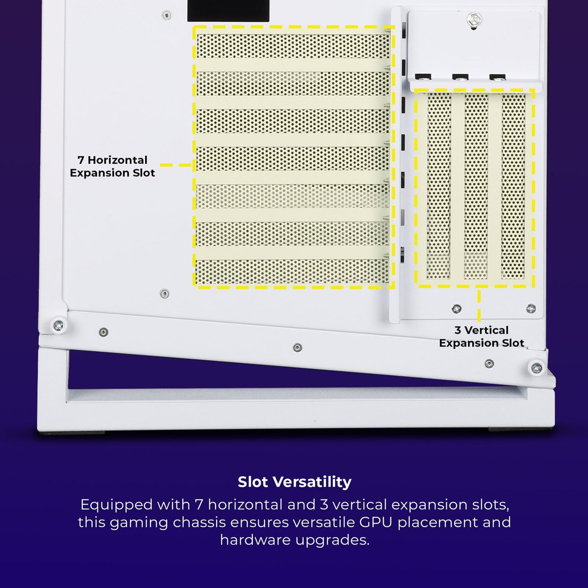 ZEBRONICS Shadowcore Gaming Cabinet (White) - image 5