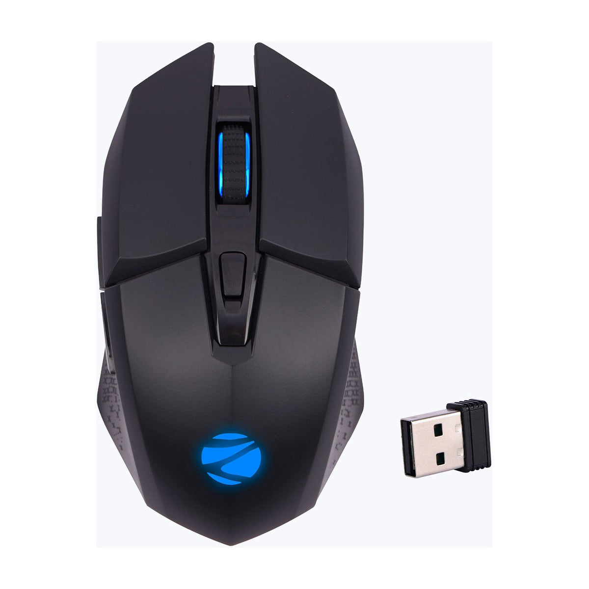 ZEBRONICS Shark Lite Gaming Mouse – top view – 700/1500/3000/4600 DPI – TechCure India