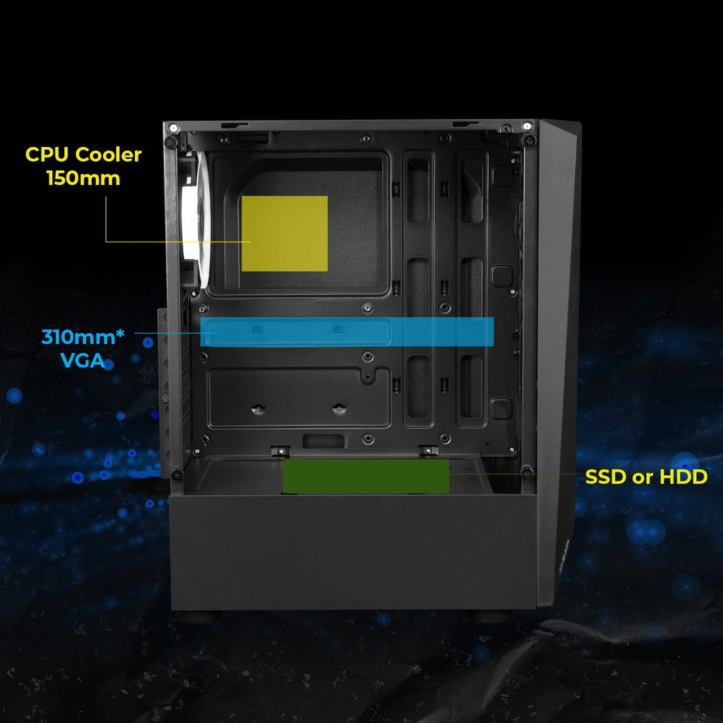 ZEBRONICS Slash Gaming Cabinet – image 7 – TechCure India