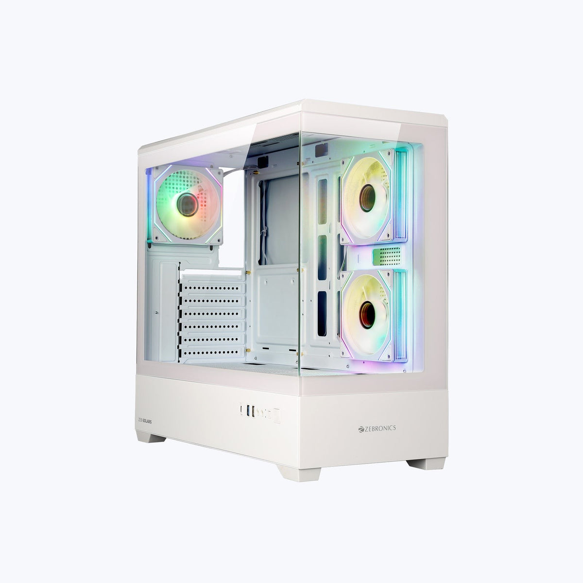 ZEBRONICS Solaris Gaming Cabinet (White) - image 1