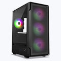 ZEBRONICS Stealth ARGB MATX Mini Tower Cabinet (Black) - image 1