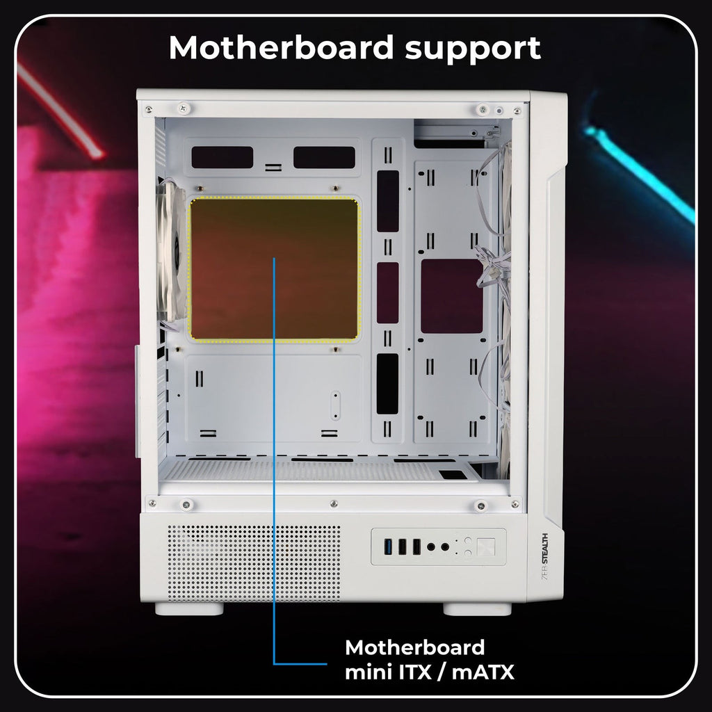 ZEBRONICS Stealth ARGB MATX Mini Tower Cabinet (Black) - image 6