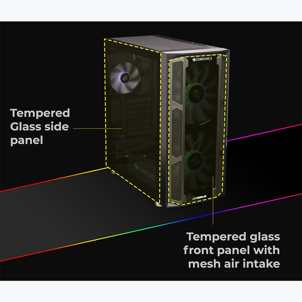 ZEBRONICS Templar Gaming Cabinet (Zeb 941B) - image 7