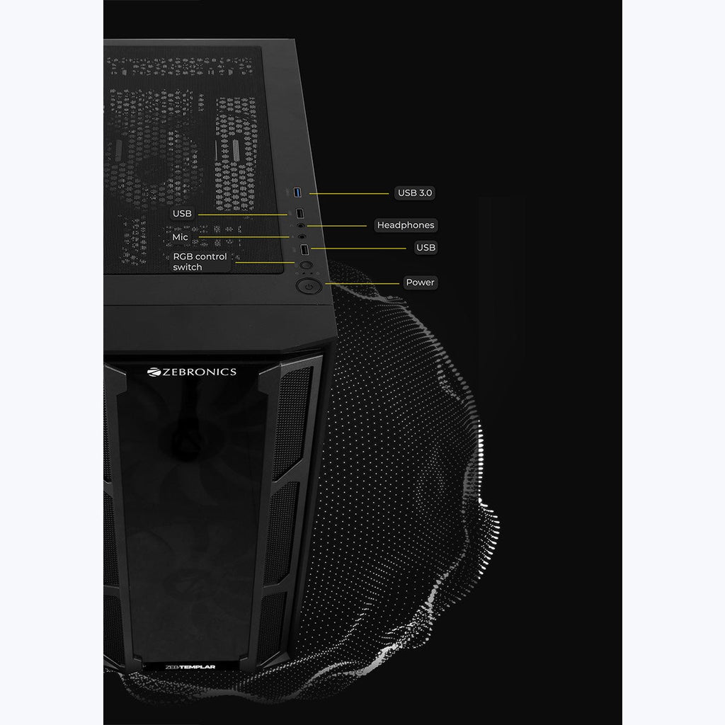 ZEBRONICS Templar Gaming Cabinet (Zeb 941B) - image 8