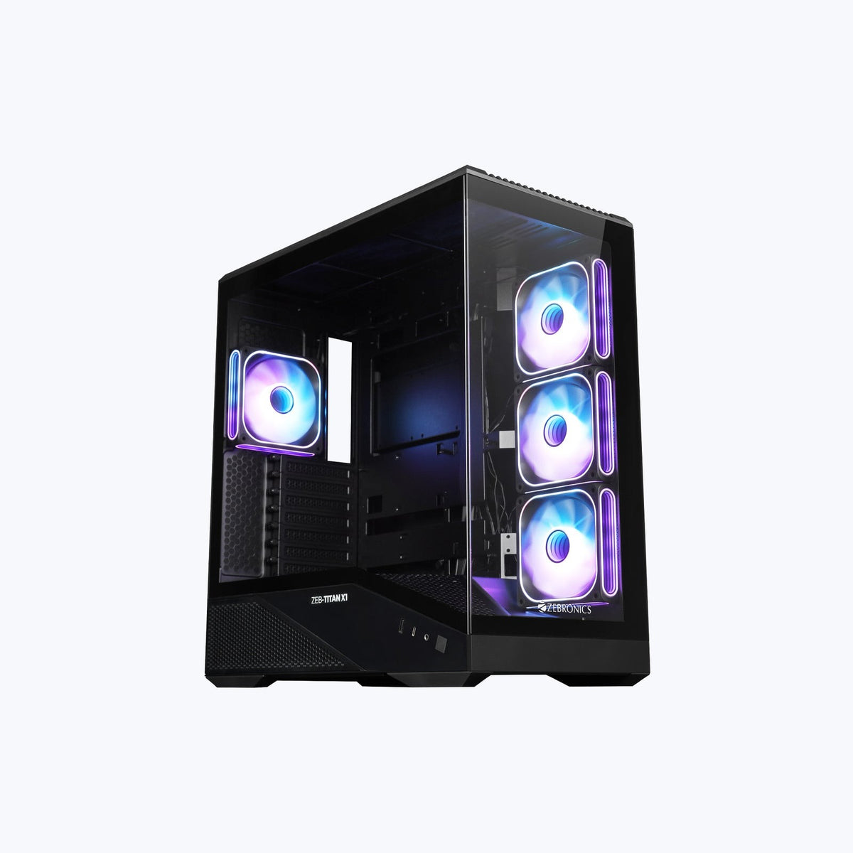ZEBRONICS Titan X1 Gaming Cabinet (Black) - image 1