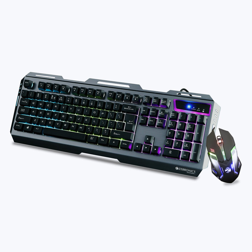 ZEBRONICS Transformer 1 Gaming Keyboard and Mouse Combo (Black) - image 1