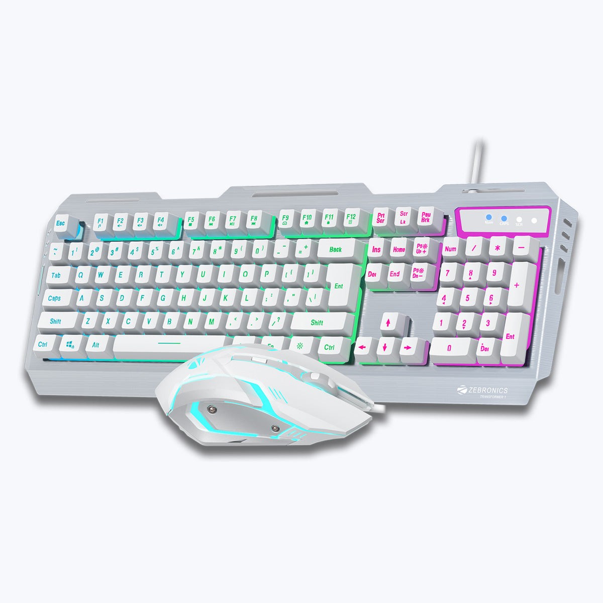 ZEBRONICS Transformer 1 Gaming Keyboard and Mouse Combo…