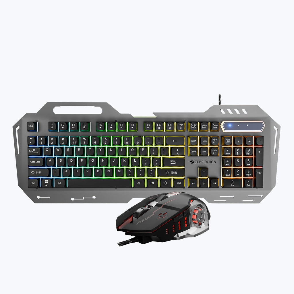 ZEBRONICS Transformer 3 Gaming Keyboard and Mouse Combo (Black) – image 1 – TechCure India