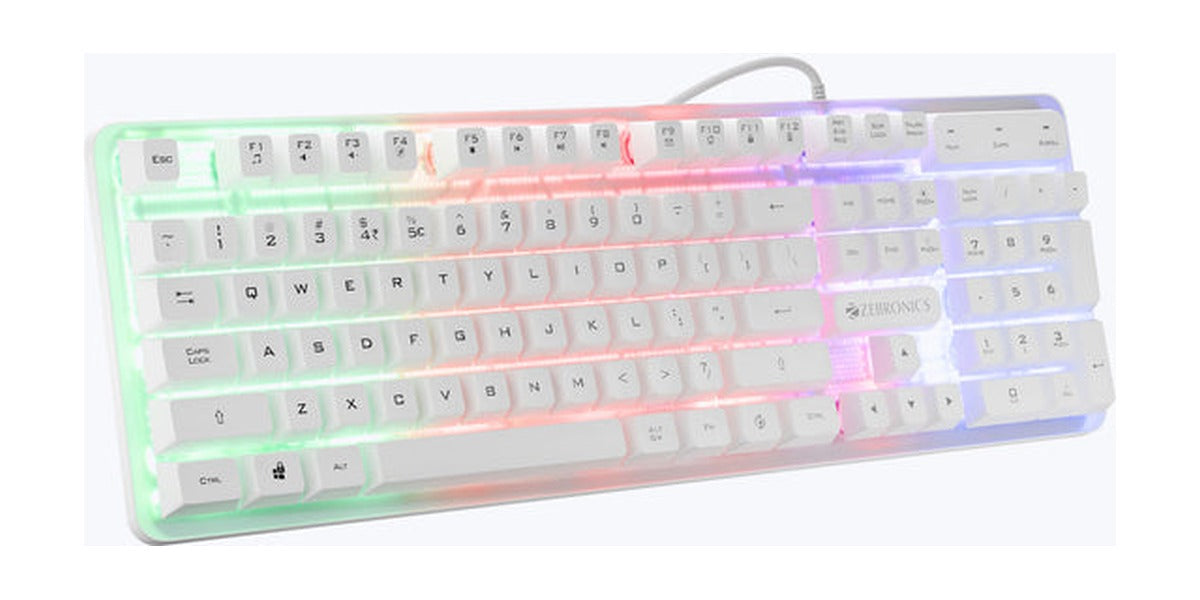 ZEBRONICS Transformer K1 Gaming Keyboard - front view