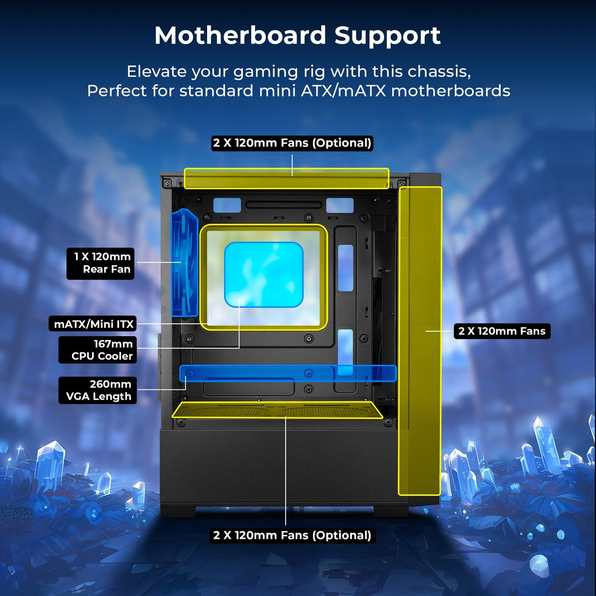 ZEBRONICS Twoface Gaming Cabinet (Black) – image 3 – TechCure India
