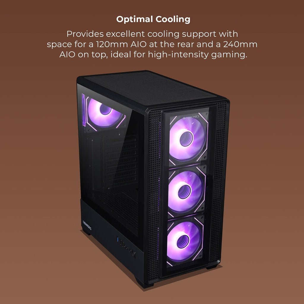 ZEBRONICS Venator G Gaming Cabinet (White) - image 6