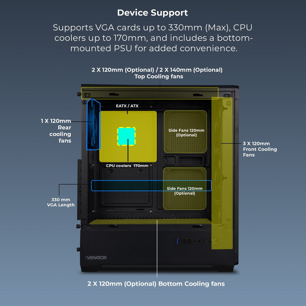 ZEBRONICS Venator Gaming Cabinet - image 9
