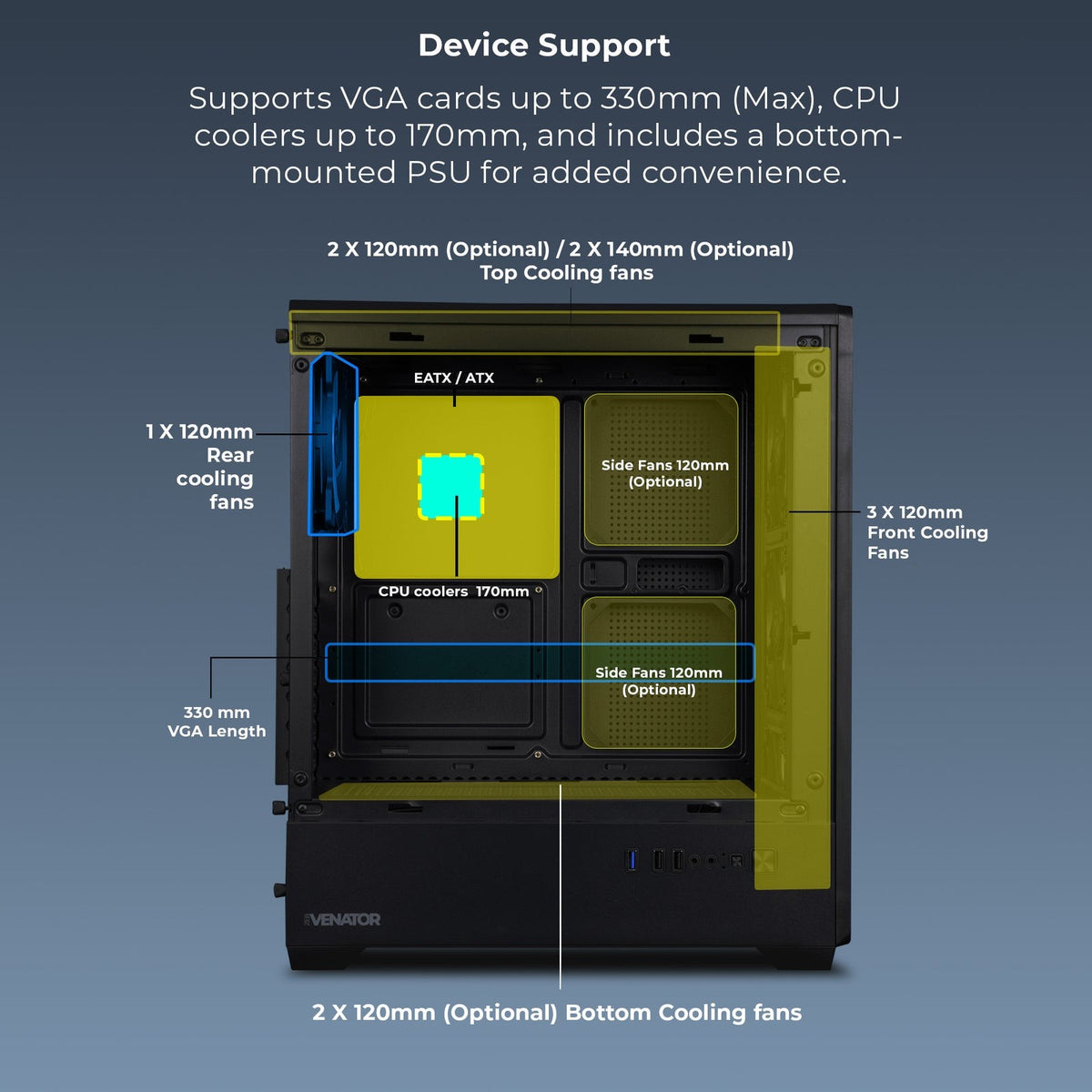 ZEBRONICS Venator Gaming Cabinet - image 9