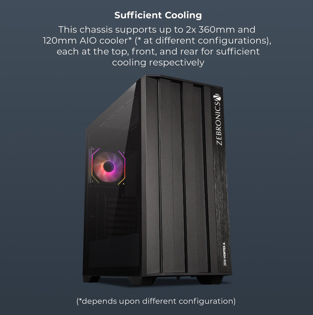 Zebronics Vortex Mini Tower Cabinet (Black) - image 4