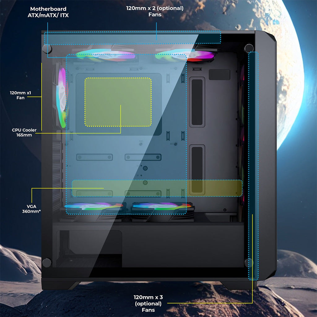 ZEBRONICS Voxel Gaming Cabinet - image 4