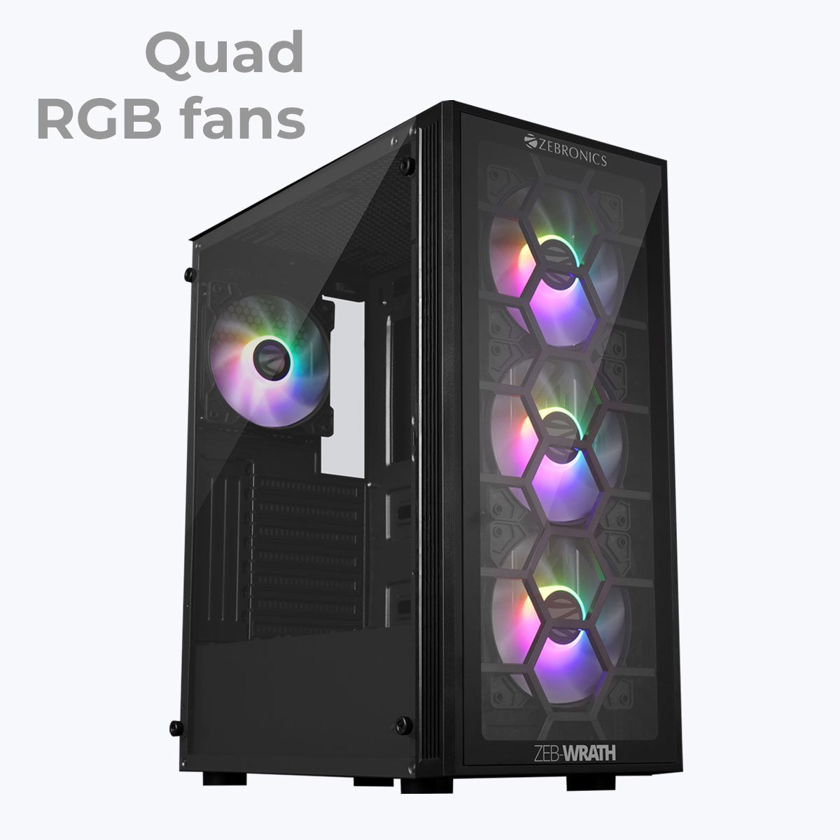 ZEBRONICS Wrath Gaming Cabinet – image 4 – TechCure India