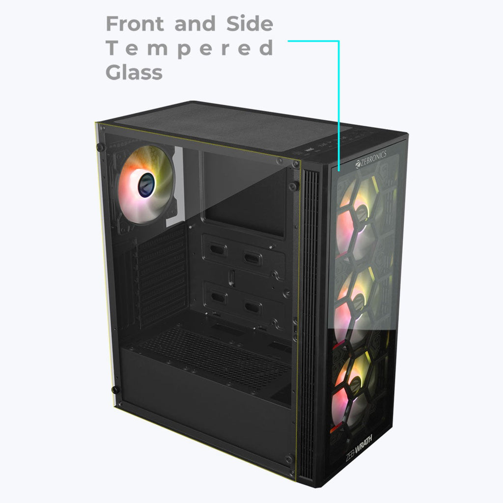 ZEBRONICS Wrath Gaming Cabinet – image 5 – TechCure India