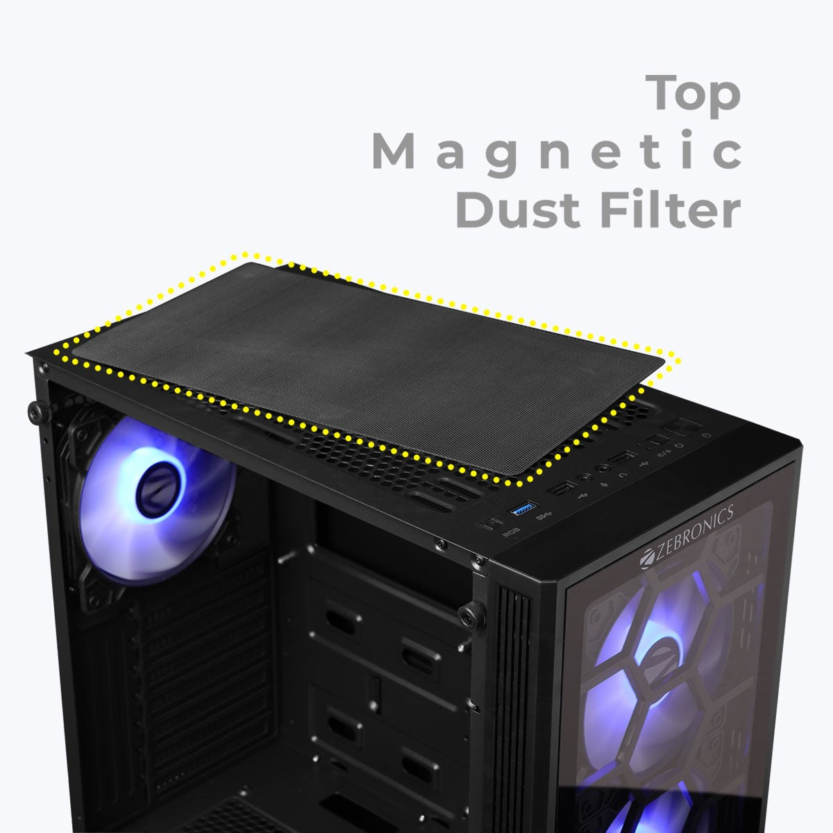 ZEBRONICS Wrath Gaming Cabinet – image 6 – TechCure India