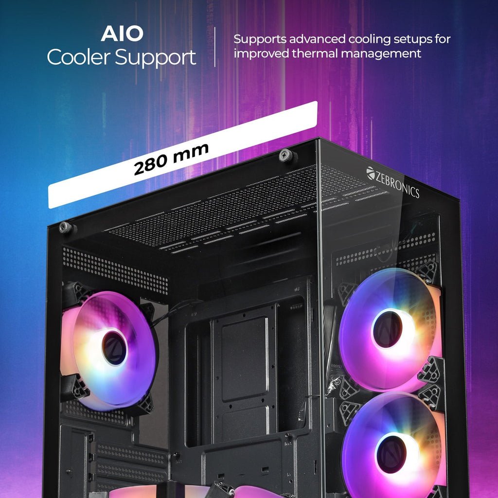 ZEBRONICS Xenocore 5 Gaming Cabinet – TechCure India