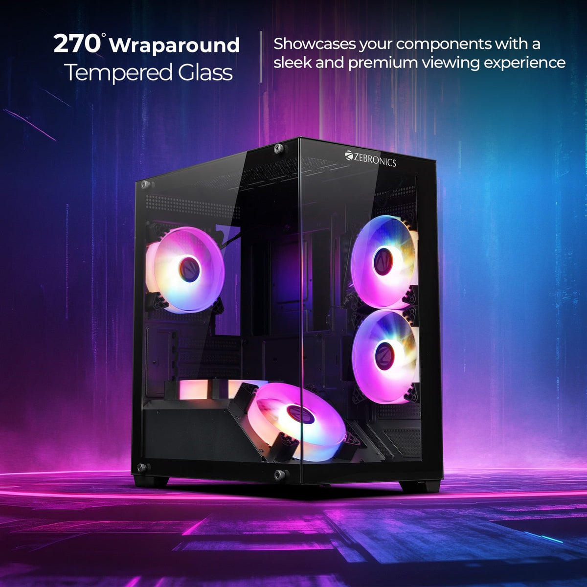 ZEBRONICS Xenocore 5 Gaming Cabinet – TechCure India