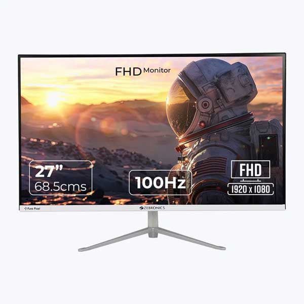 Zebronics Zeb A27FHD LED 100Hz 27 Inch Monitor – Model MT144 – TechCure India
