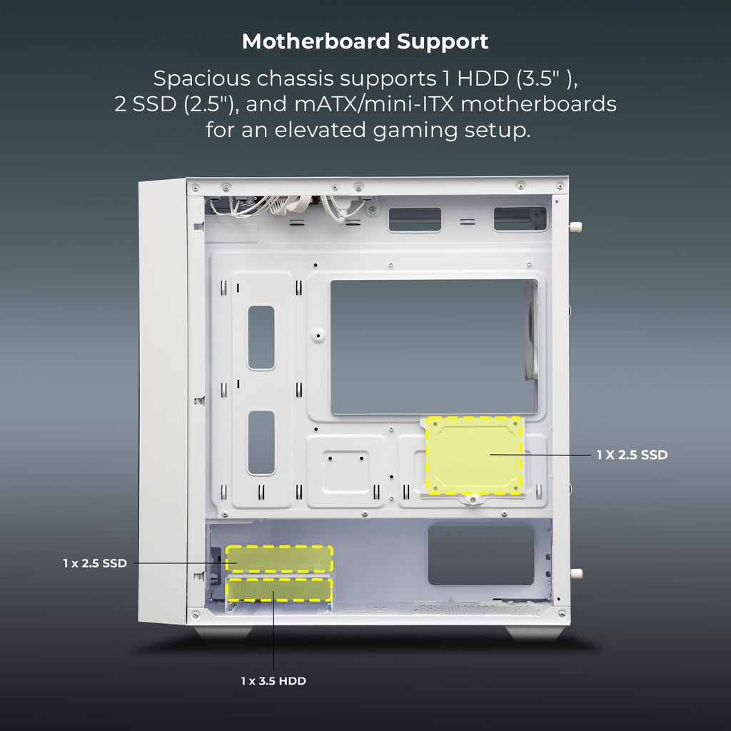 ZEBRONICS Zeb Aegis mATX Cabinet (Black) - image 3