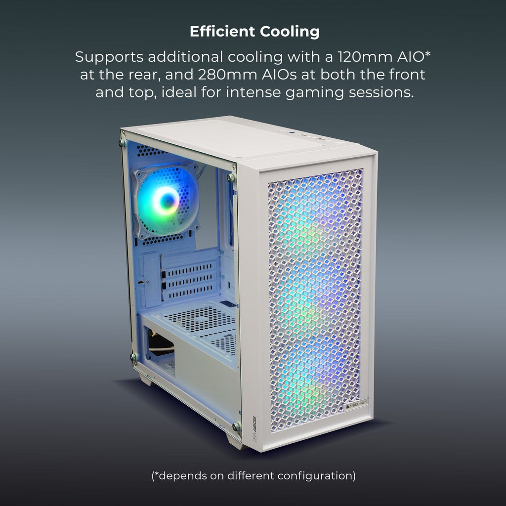 ZEBRONICS Zeb Aegis mATX Cabinet (Black) - image 5