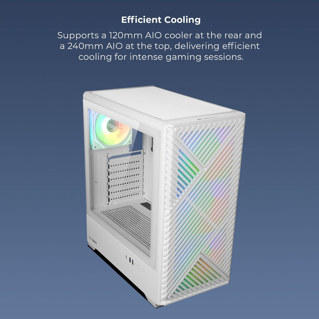 Zebronics Zeb Drift Premium Gaming Cabinet (Black) - image 6