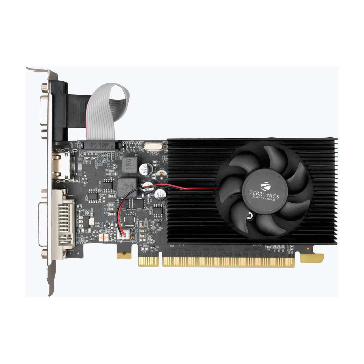 Zebronics Zeb GT740-4GD3 4GB DDR3 – Zebronics Zeb GT740-4GD3 4GB DDR3 Graphics Card - side view – 4GB GDDR3 – TechCure India