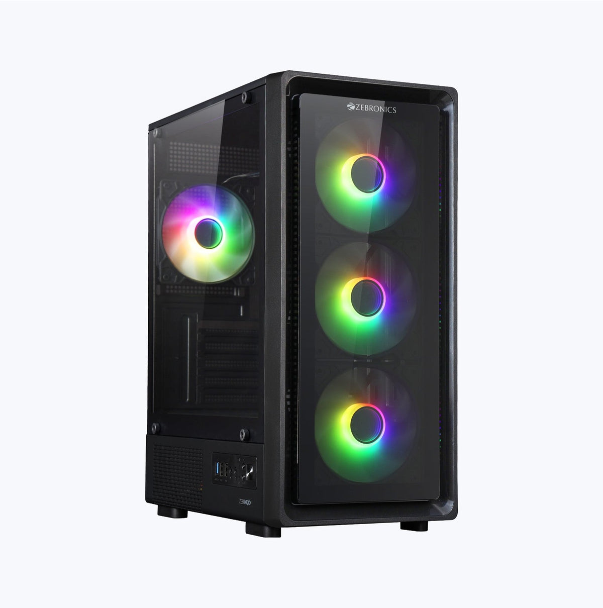 ZEBRONICS Zeb Nexo Mini Tower Cabinet (Black) - image 1