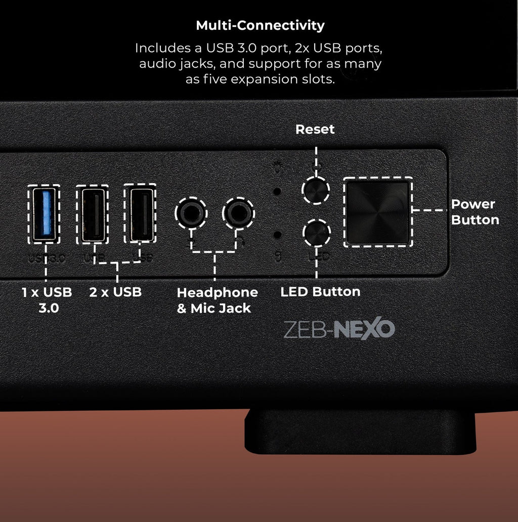 ZEBRONICS Zeb Nexo Mini Tower Cabinet (Black) - image 4