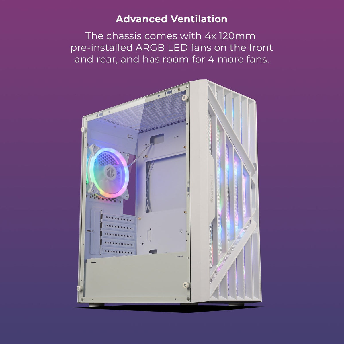 Zebronics Zeb Voxa Black Gaming Cabinet - image 3