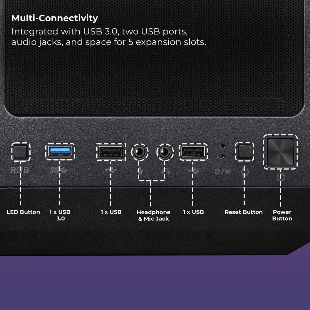 Zebronics Zeb Voxa Black Gaming Cabinet - image 4