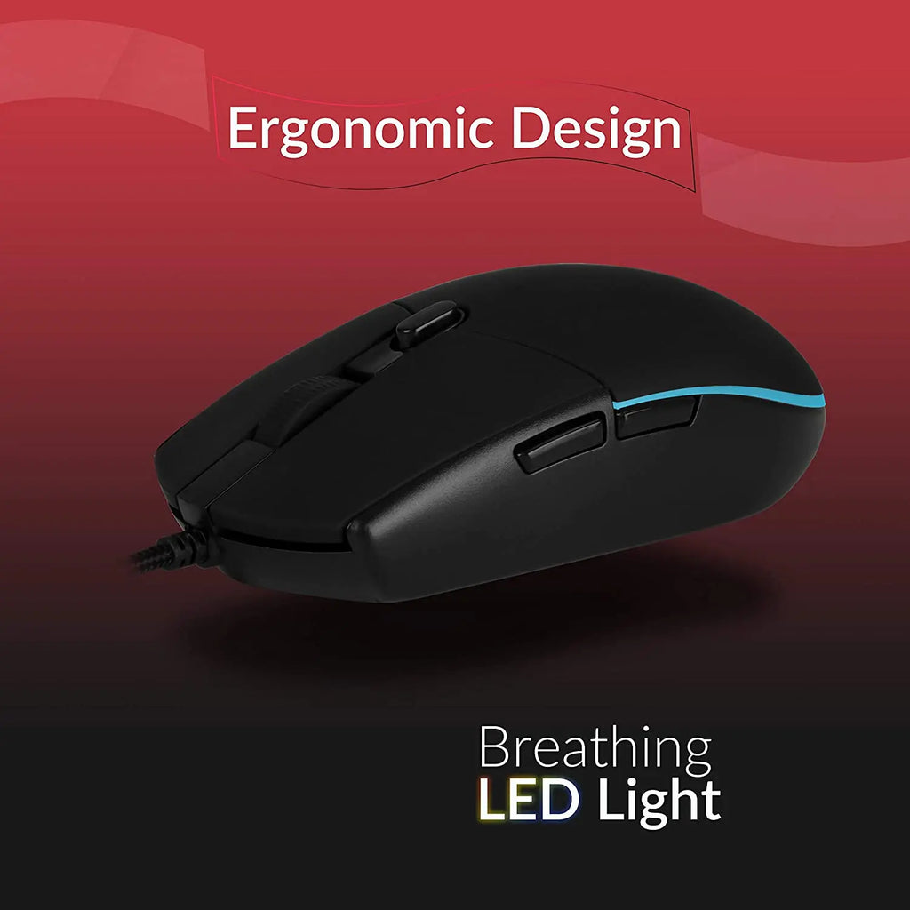 Zebronics Zeb-War Gaming Usb Keyboard Mouse Combo (Black) – TechCure India