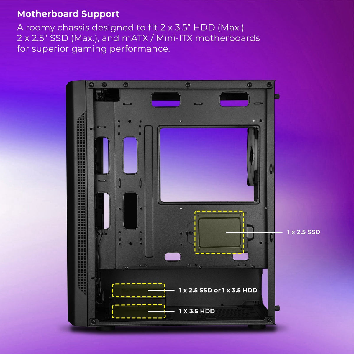 Zebronics Zeb Zyro Premium Gaming Cabinet (Black) - image 10