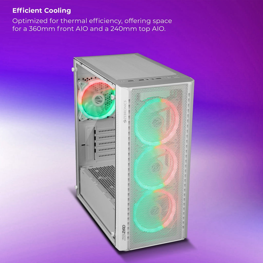 Zebronics Zeb Zyro Premium Gaming Cabinet (Black) - image 3