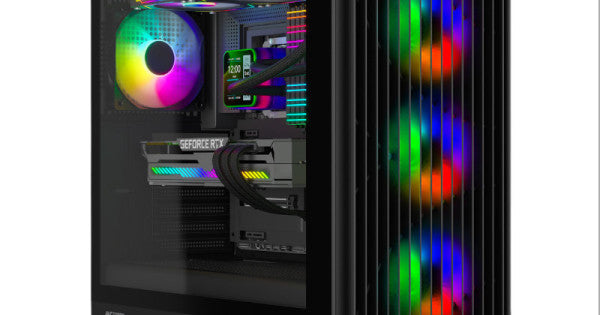 Ant Esports Zen Air 360 Mid Tower Gaming Cabinet - Black – TechCure India