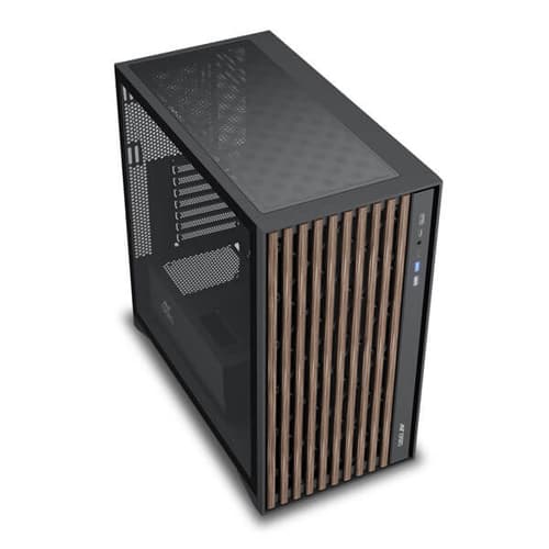 ANT ESPORTS Zen Wood C3 ATX Mid Tower Cabinet ( Black ) - 4