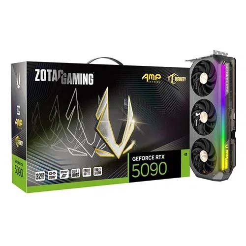 Zotac Gaming GeForce RTX 5090 AMP Extreme Infinity 32GB GDDR7 Graphics Card ZT-B50900B-10P – TechCure India