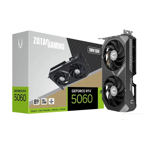 ZOTAC Gaming RTX 5060 Twin Edge 8GB GDDR7 Graphics Card – Model ZT-B50600E-10M – TechCure India