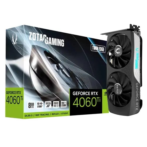 Zotac GeForce Rtx 4060 Ti Twin Edge 8Gb Graphics Card (ZT-D40610E-10M) – TechCure India