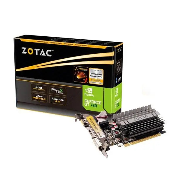 Zotac Gt 730 Lp Zone 4Gb Graphics Card (Zt-71115-20L) – TechCure India