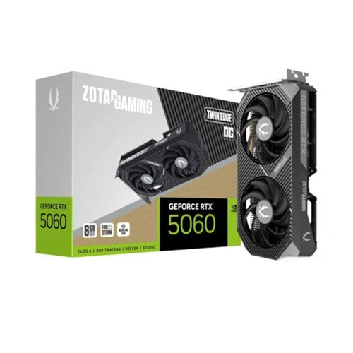 Zotac RTX 5060 Twin Edge OC 8GB GDDR7 Dual Fan Graphics Card – TechCure India