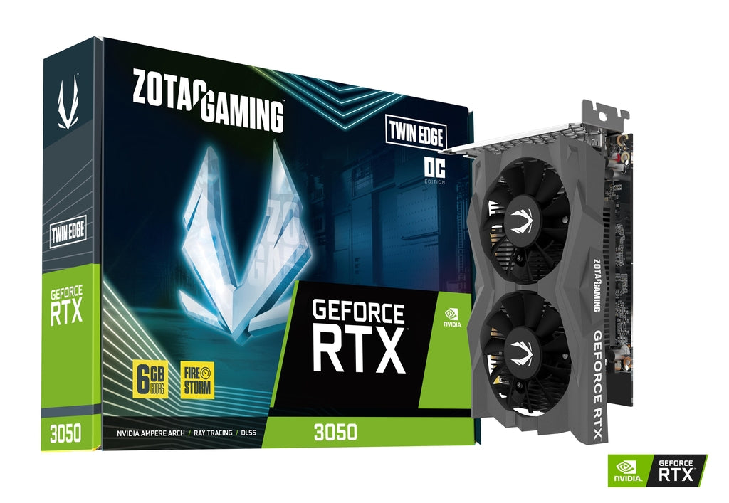 ZOTAC GEFORCE RTX 3050 TWIN EDGE OC 6GB GDDR6 – TechCure India
