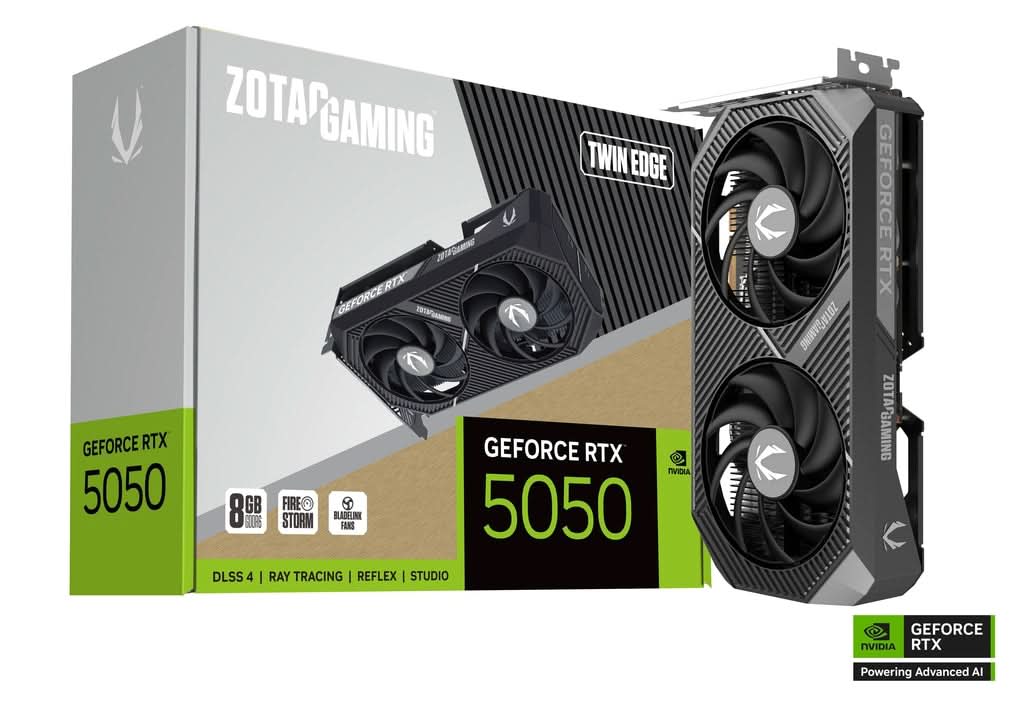 ZOTAC GAMING GeForce RTX 5050 8GB Twin Edge Graphic Card – TechCure India