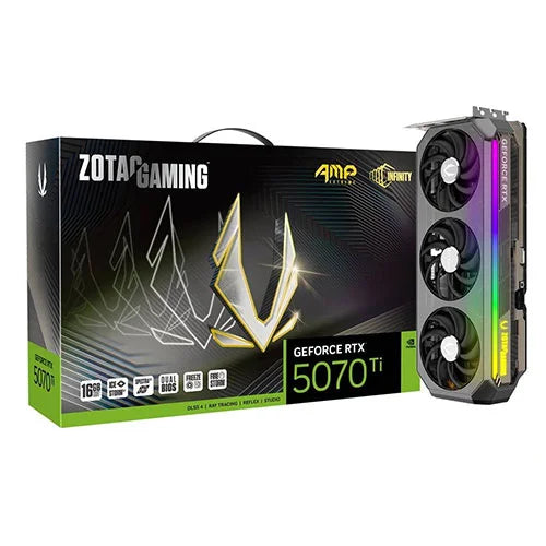 Zotac RTX 5070 Ti AMP Extreme Infinity 16GB GDDR7 Graphics Card – TechCure India