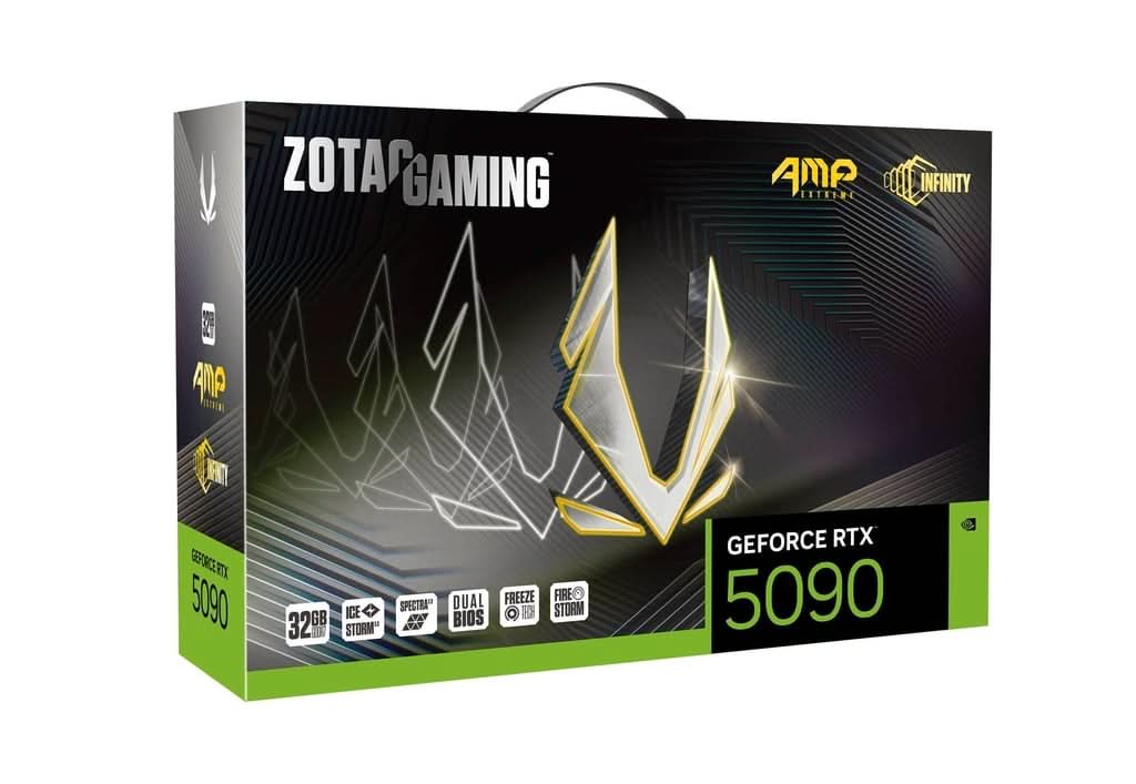 ZOTAC GAMING GEFORCE RTX 5090 AMP EXTREME INFINITY 32GB GDDR7 – TechCure India